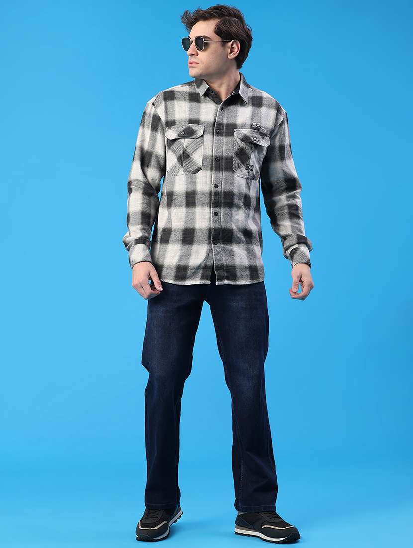 men washed mid rise full length straight fit jeans - 22230494 -  Standard Image - 4