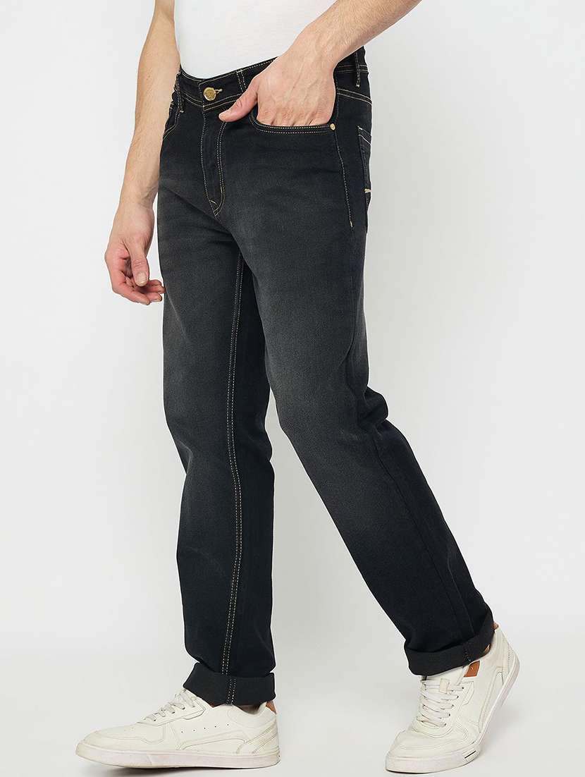 men washed mid rise full length jeans - 22230638 -  Standard Image - 1
