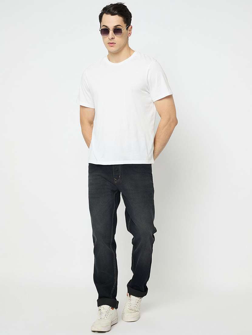men washed mid rise full length jeans - 22230638 -  Standard Image - 4