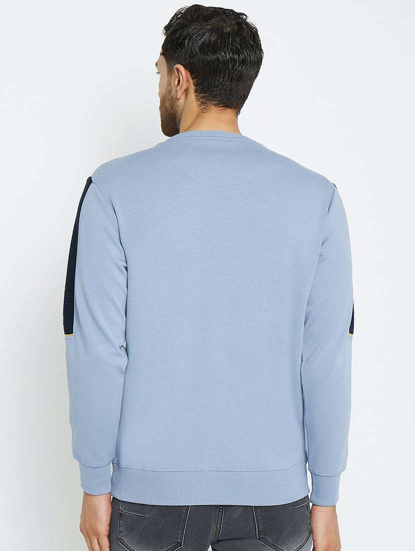 men typographic long sleeve regular fit sweatshirt - 22230666 -  Standard Image - 1