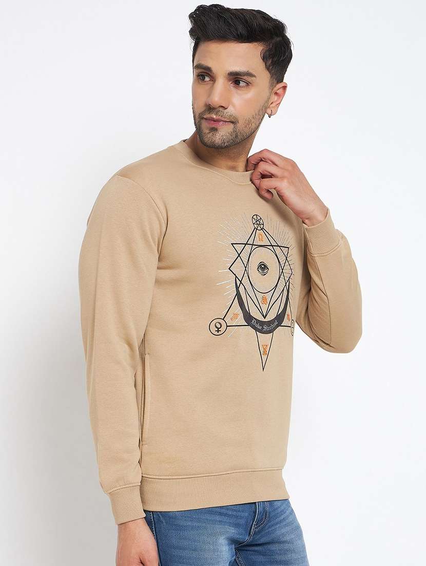 men graphic long sleeve regular fit sweatshirt - 22230673 -  Standard Image - 1