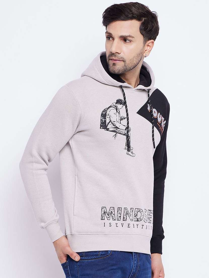 men printed long sleeve regular fit sweatshirt - 22230694 -  Standard Image - 1