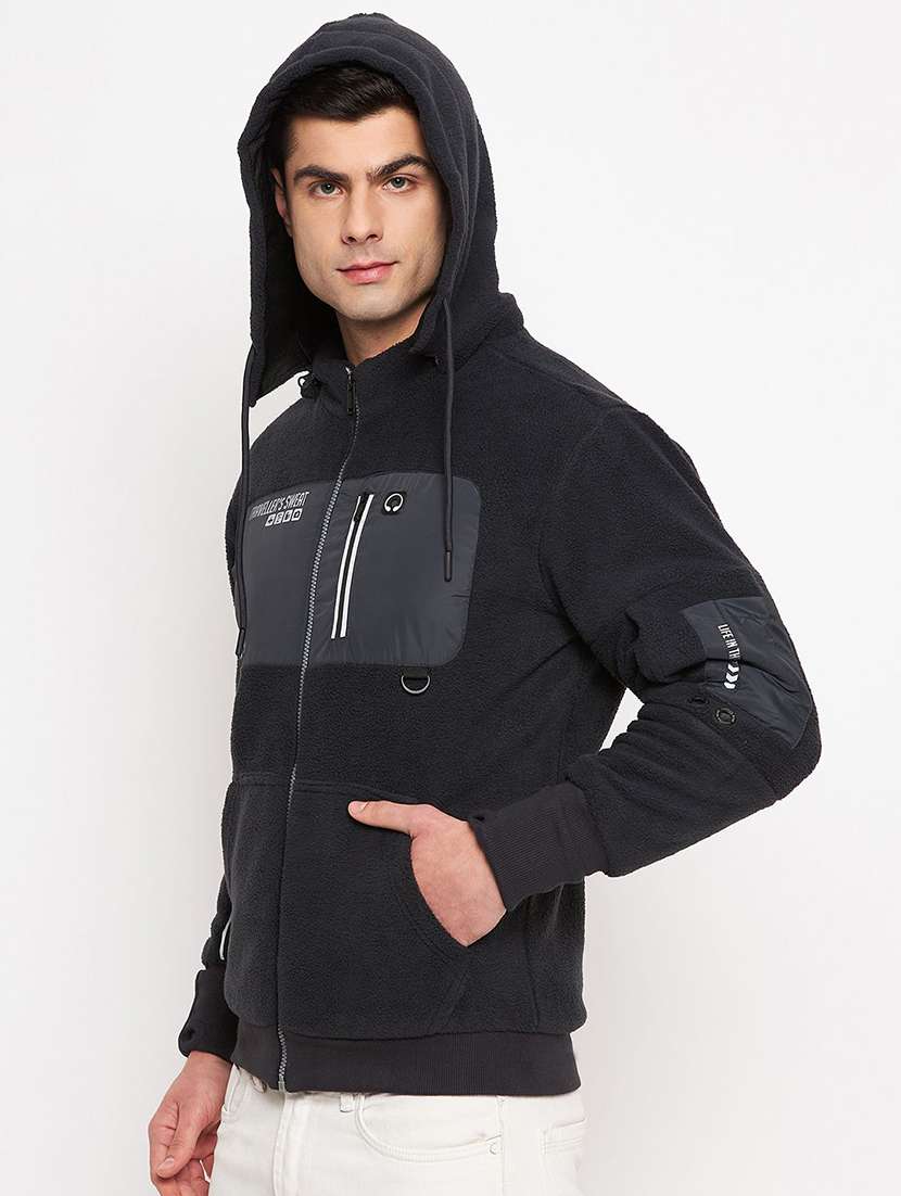 men color block long sleeve regular fit sweatshirt - 22230702 -  Standard Image - 1