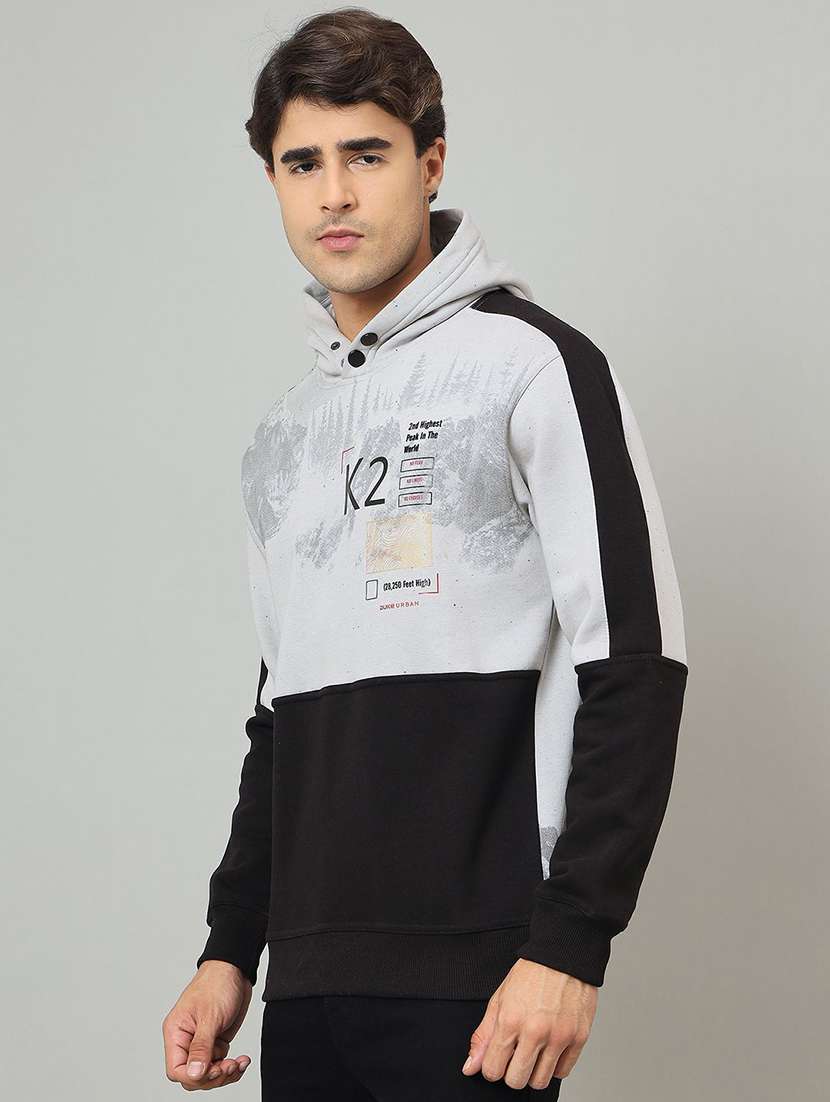 men color block long sleeve regular fit sweatshirt - 22230734 -  Standard Image - 1