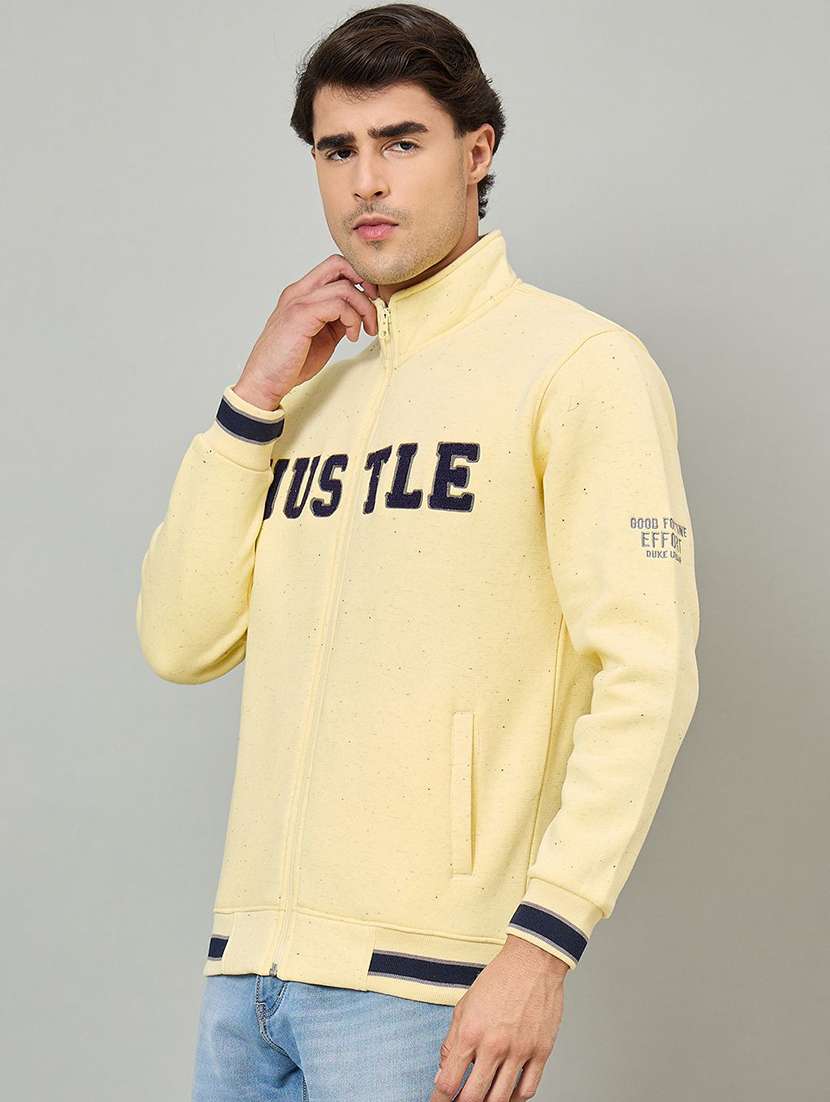 men typographic long sleeve regular fit sweatshirt - 22230739 -  Standard Image - 1