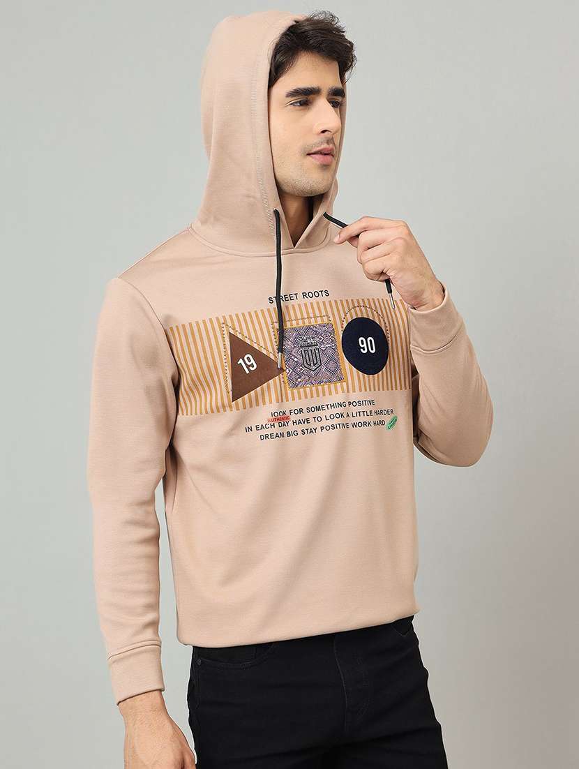 men printed long sleeve regular fit sweatshirt - 22230741 -  Standard Image - 1