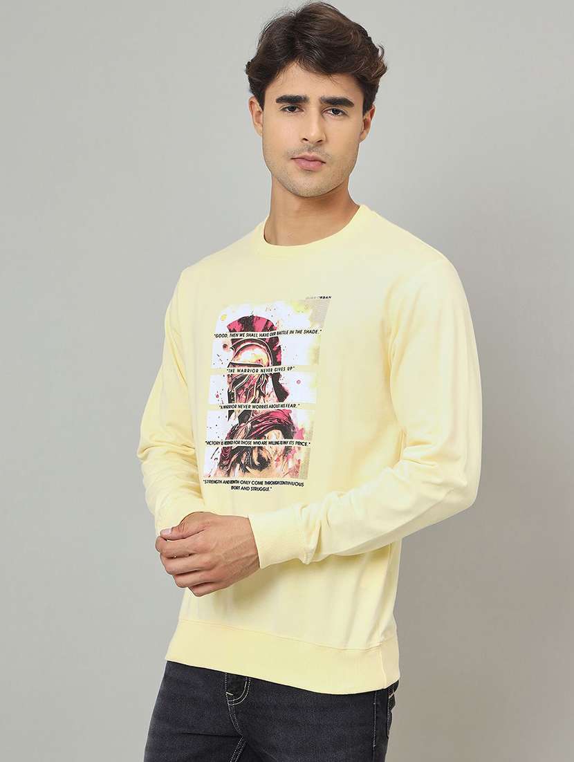 men graphic long sleeve regular fit sweatshirt - 22230743 -  Standard Image - 1