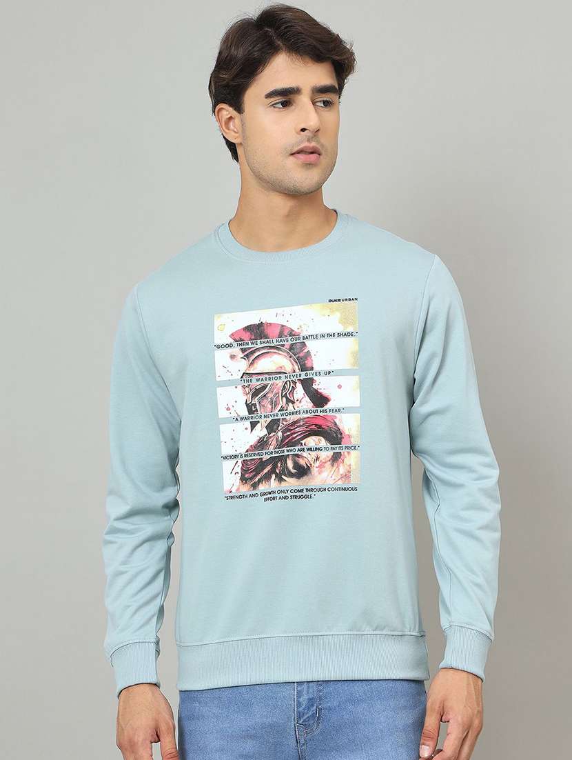 men graphic long sleeve regular fit sweatshirt - 22230744 -  Standard Image - 1