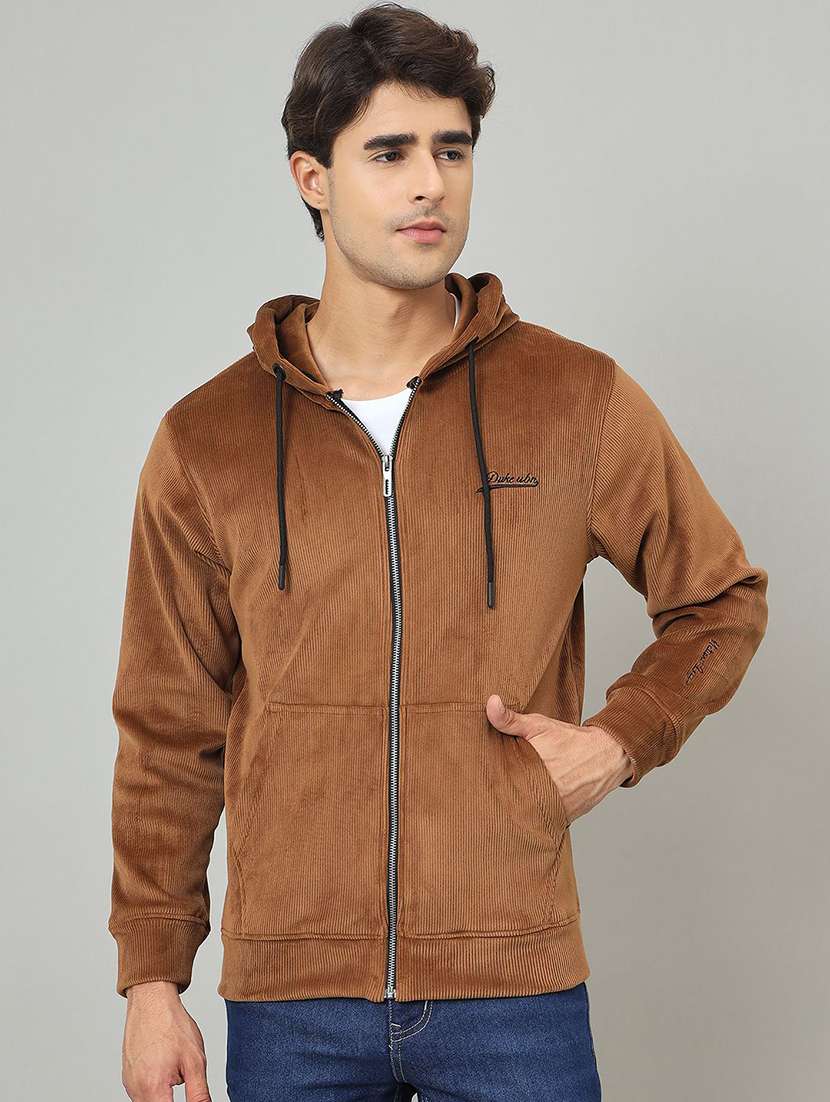 men solid long sleeve regular fit sweatshirt