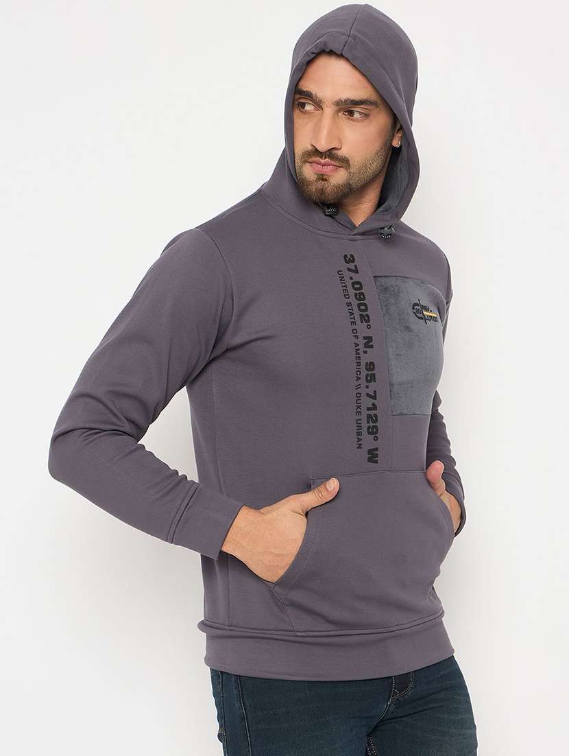 men typographic long sleeve regular fit sweatshirt - 22230759 -  Standard Image - 1