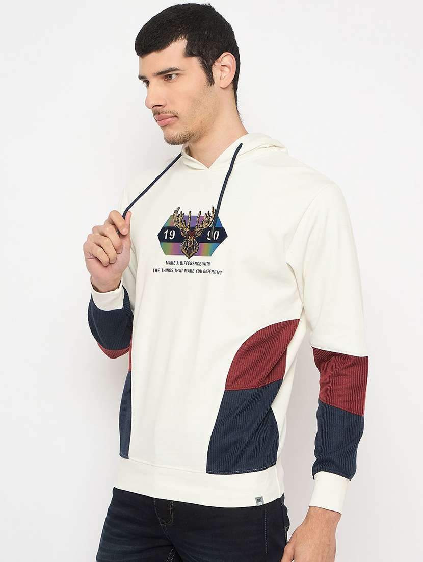 men color block long sleeve regular fit sweatshirt - 22230765 -  Standard Image - 1