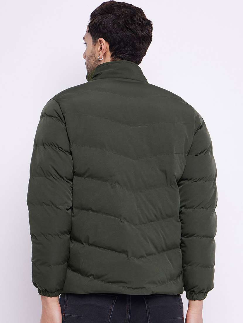 men camouflage long sleeve puffer jacket - 22230771 -  Standard Image - 1