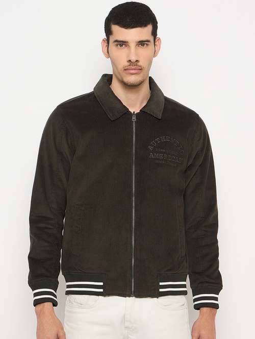 men solid long sleeve regualr fit casual jacket - 22230782 -  Standard Image - 0