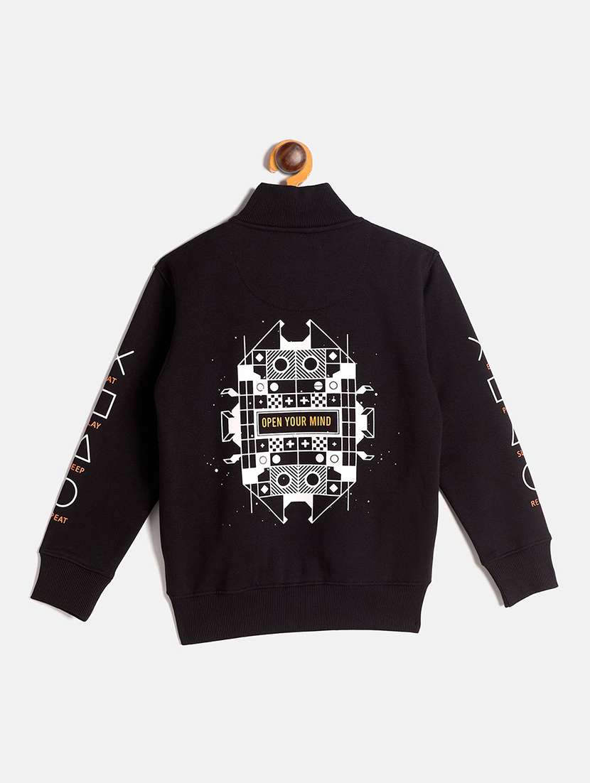 boys printed long sleeve regular jacket - 22230792 -  Standard Image - 1