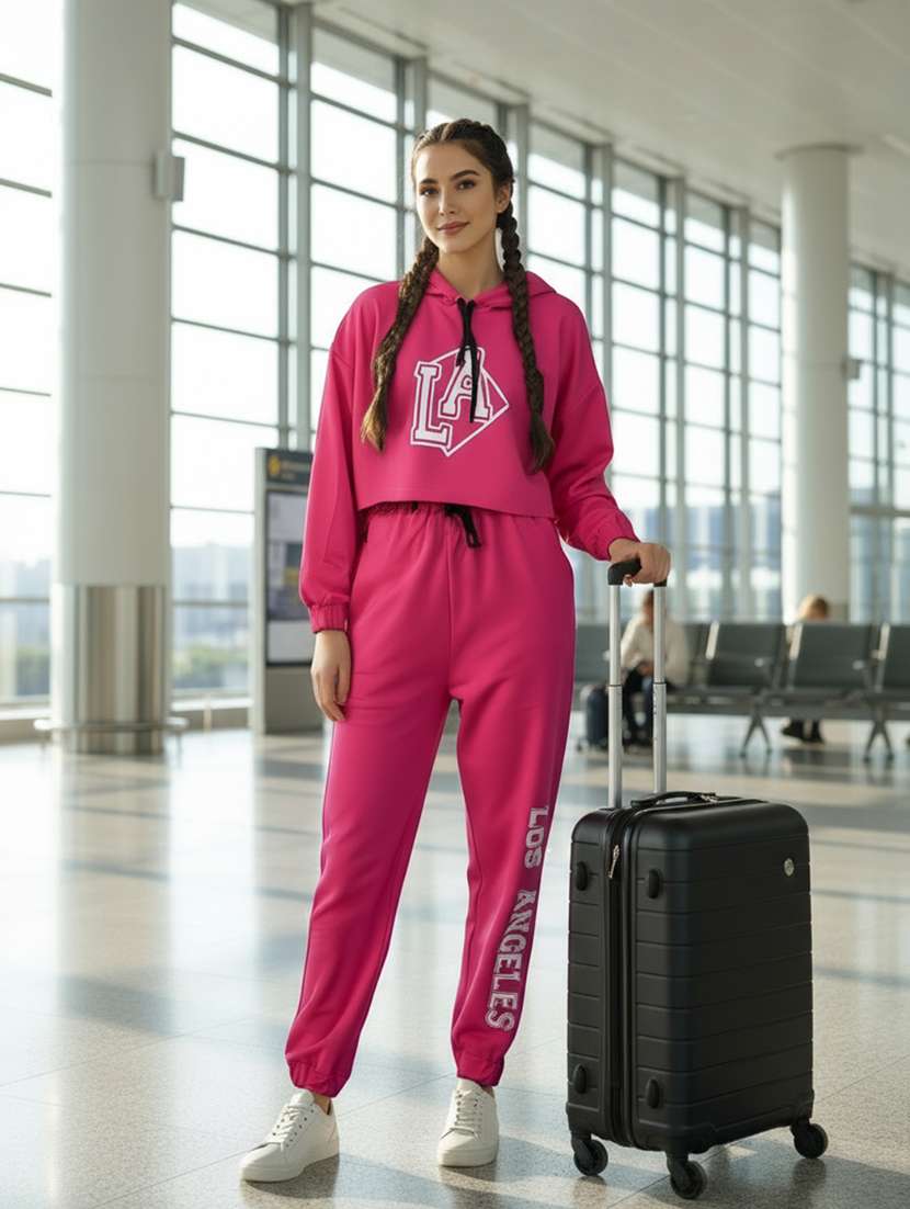 women printed mid rise regular fit jogger - 22230906 -  Standard Image - 1