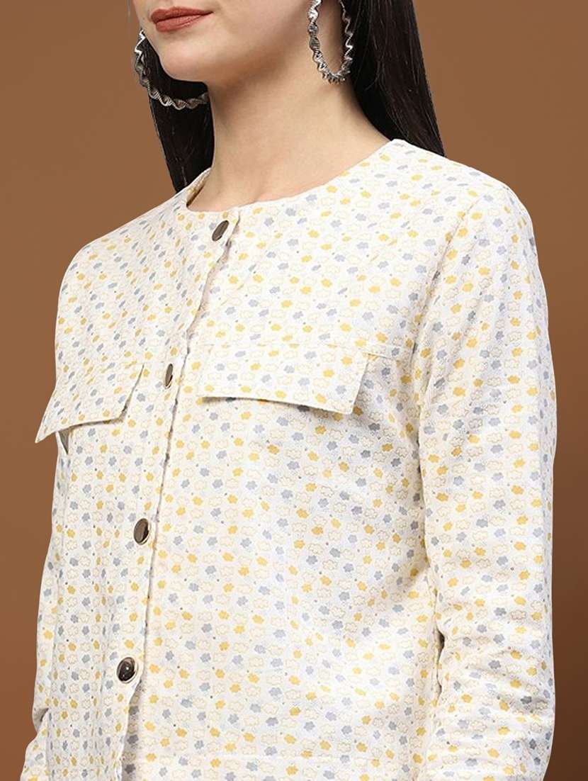 women printed long sleeve summer jacket - 22230951 -  Standard Image - 4