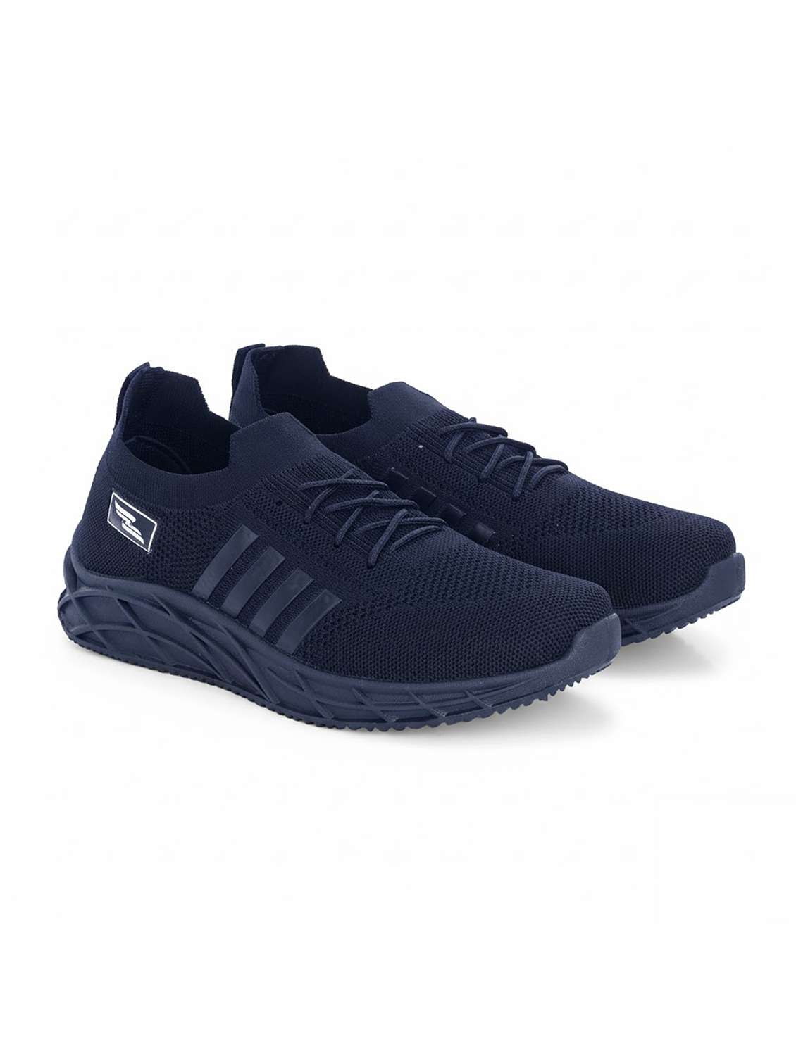 men navy blue lace up sport shoe - 22231259 -  Standard Image - 1