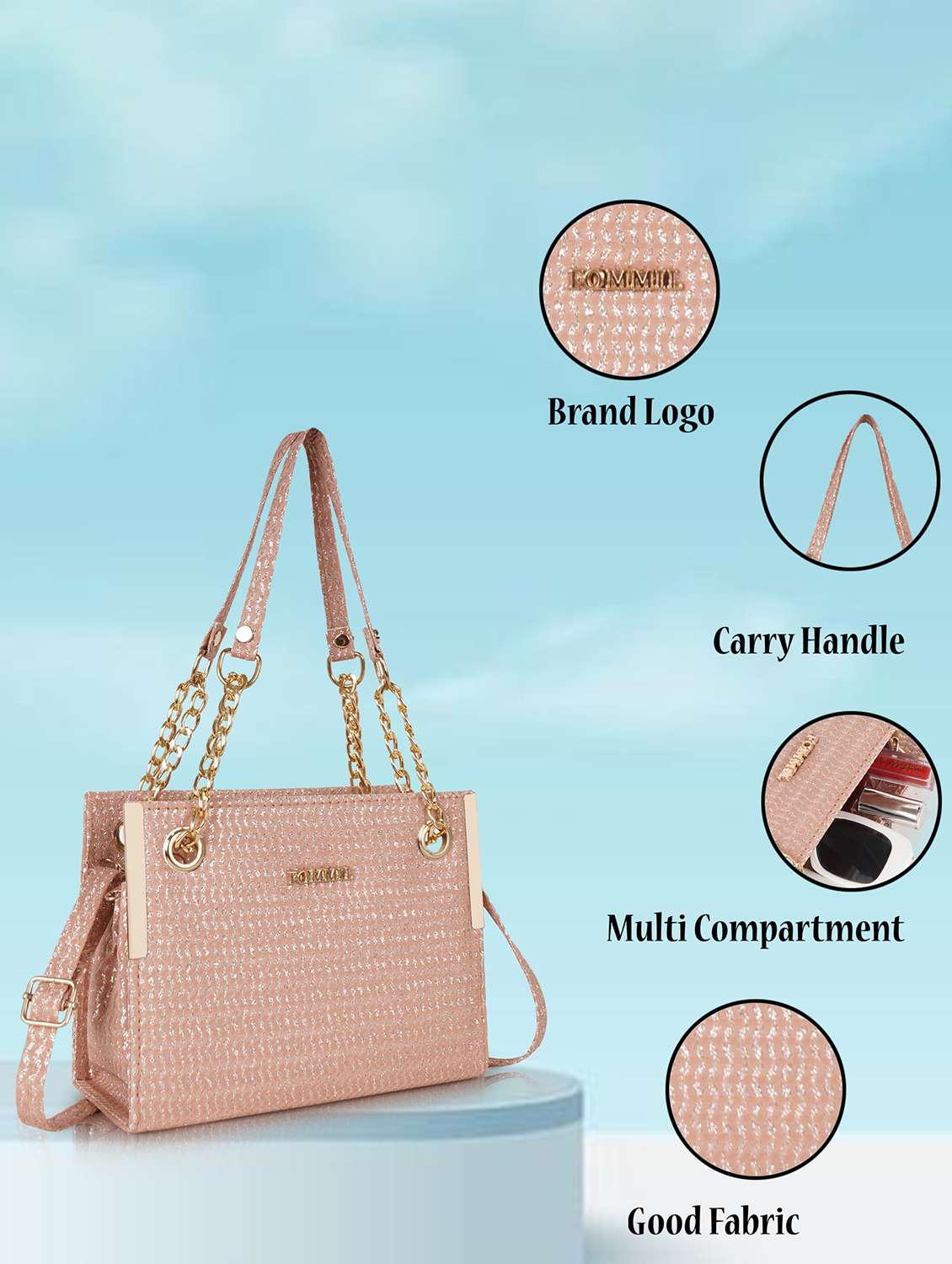 women textured structured leather handbag - 22231321 -  Standard Image - 4