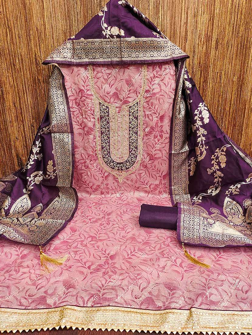 women self design unstitched suit set - 22231357 -  Standard Image - 1