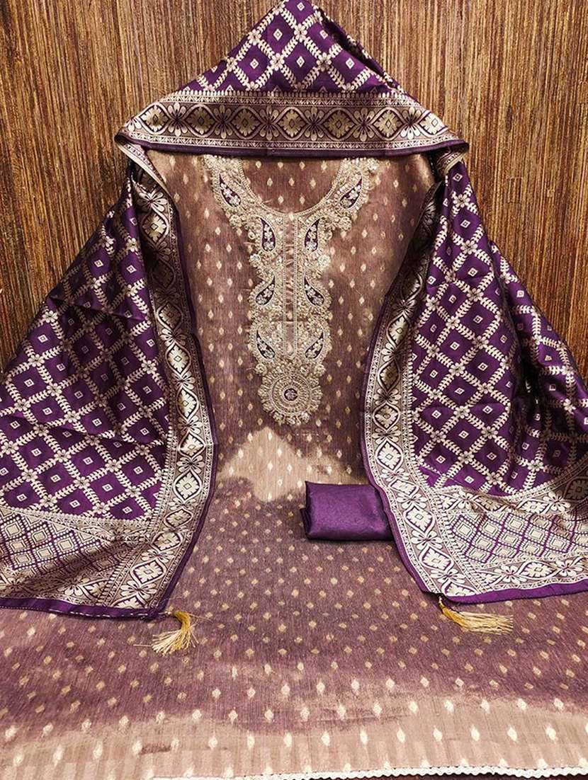 women self design unstitched suit set - 22231373 -  Standard Image - 1