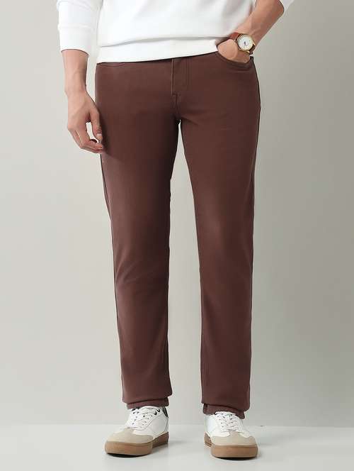 men plain high rise full length jeans - 22231389 -  Standard Image - 0