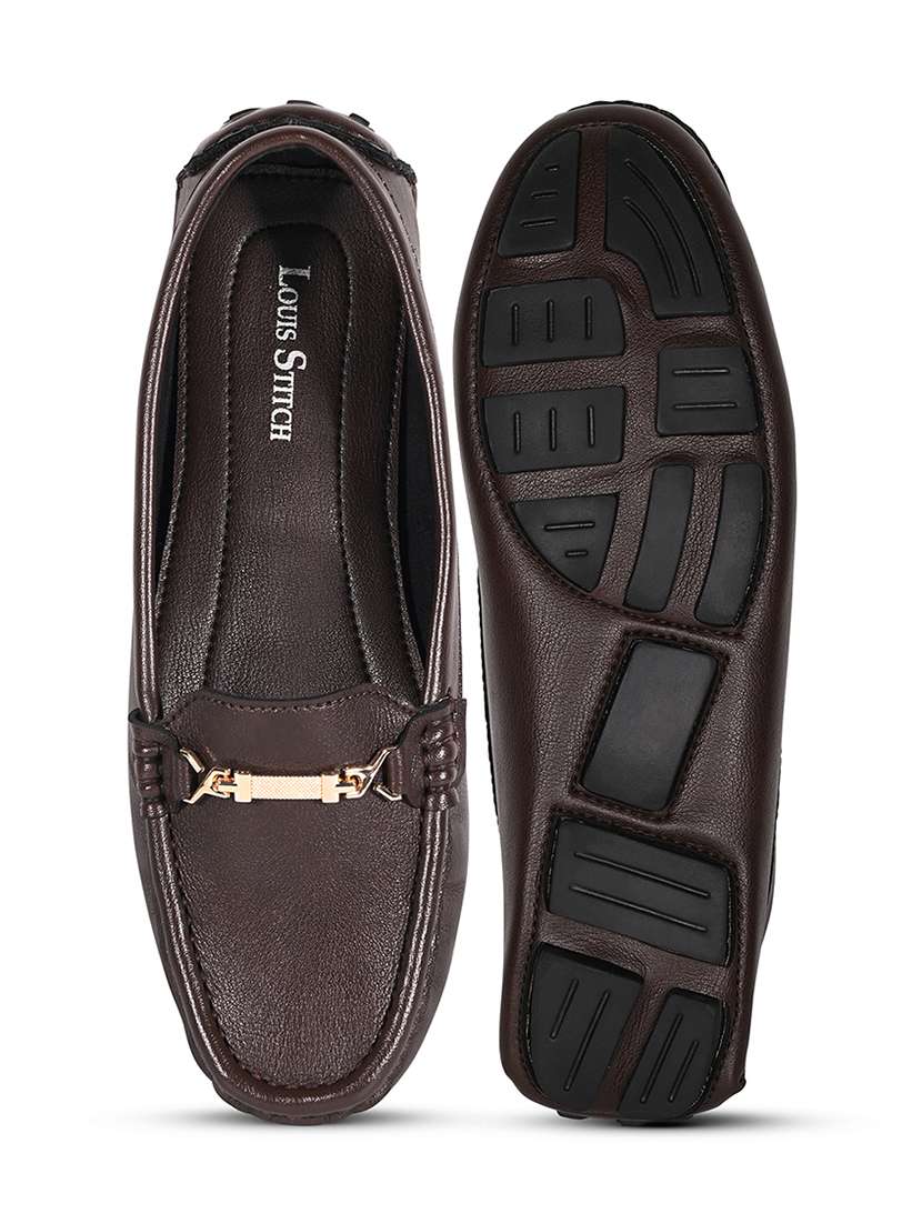 women solid slip on horsebit loafer - 22231442 -  Standard Image - 4