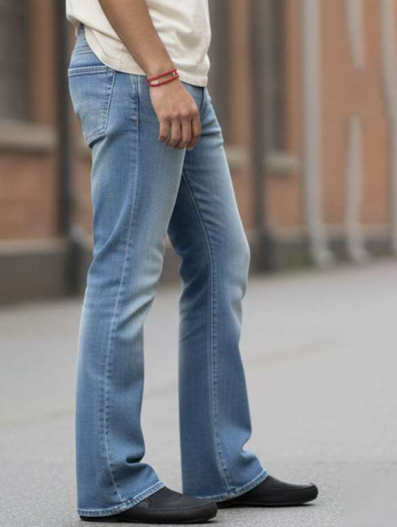 men washed mid rise full length jeans - 22231470 -  Standard Image - 1