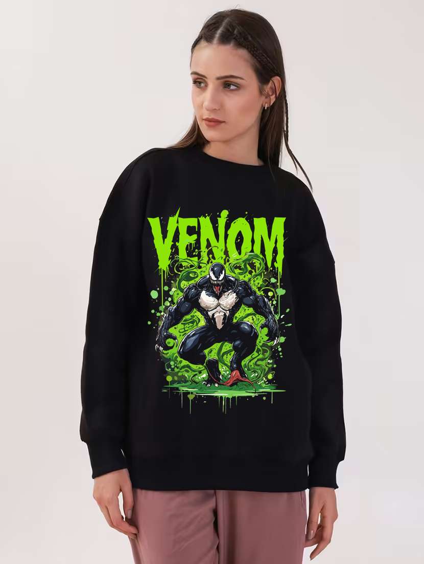 women printed long sleeve sweatshirt