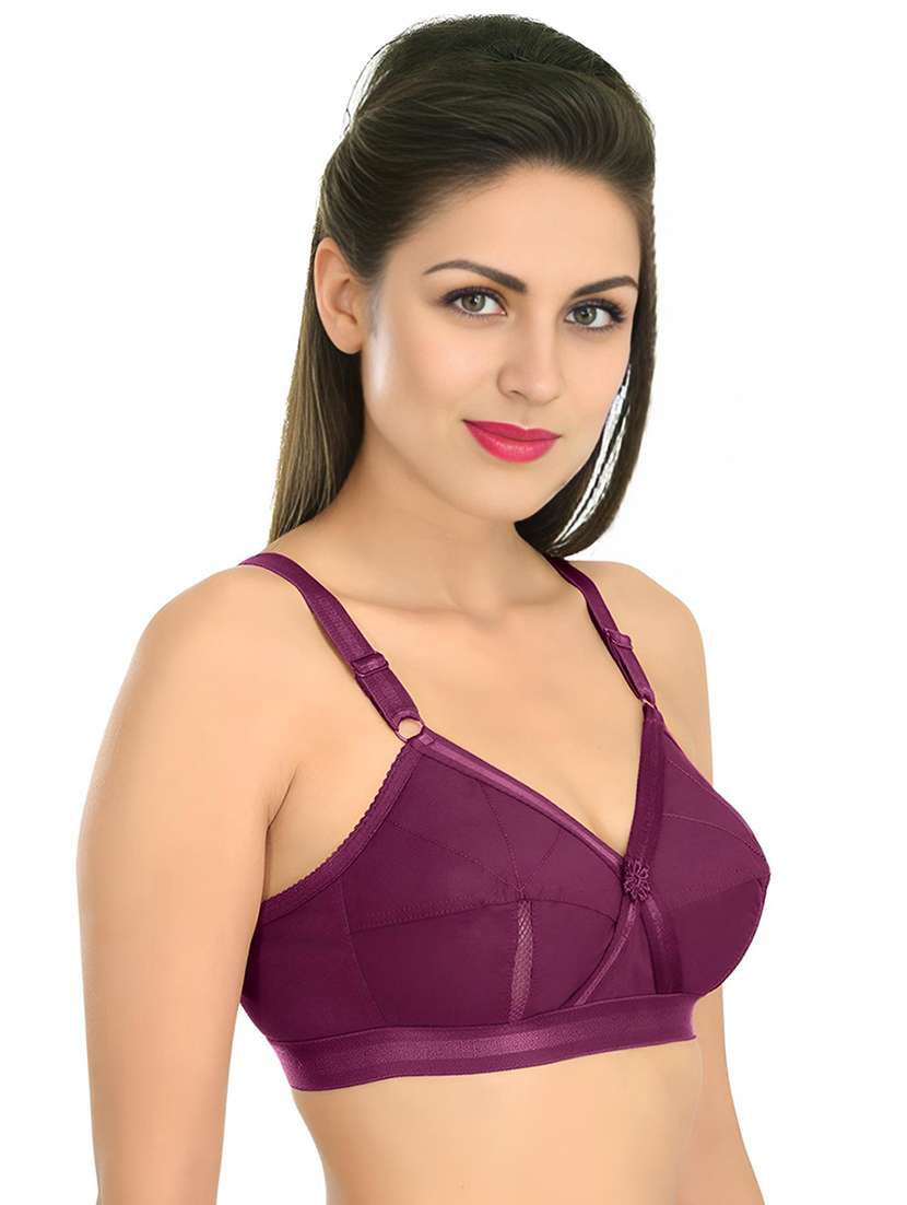 women solid non padded minimizer bra - 22231581 -  Standard Image - 1