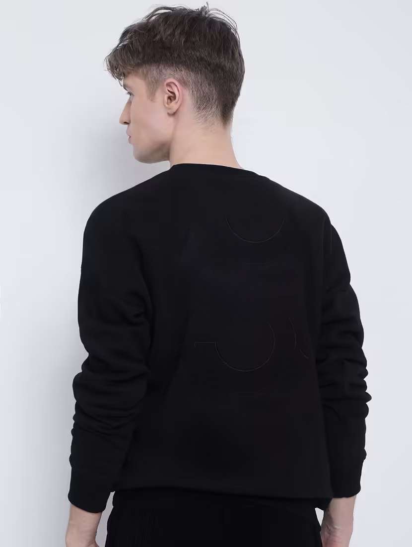 men chest print long sleeve regular fit sweatshirt - 22231588 -  Standard Image - 1