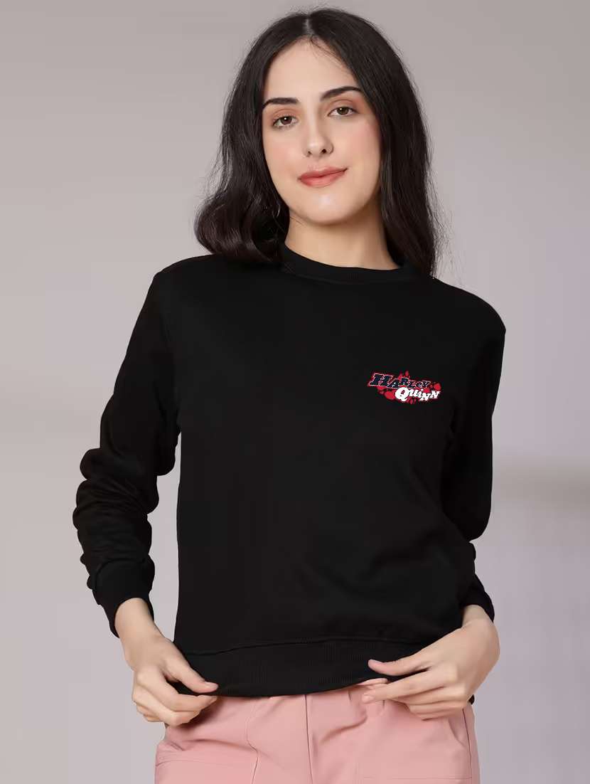 women front & back print long sleeve sweatshirt - 22231627 -  Standard Image - 1