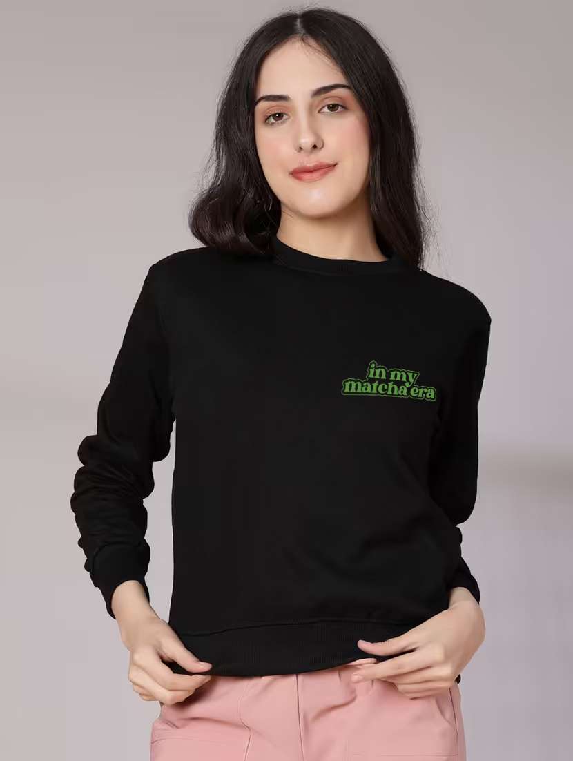 women front & back print long sleeve sweatshirt - 22231628 -  Standard Image - 1