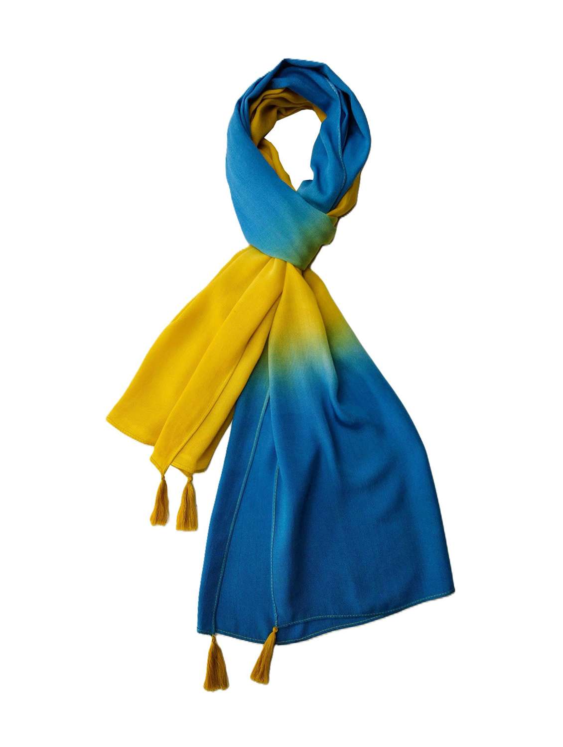 women tie & dye printed scarf - 22231630 -  Standard Image - 1