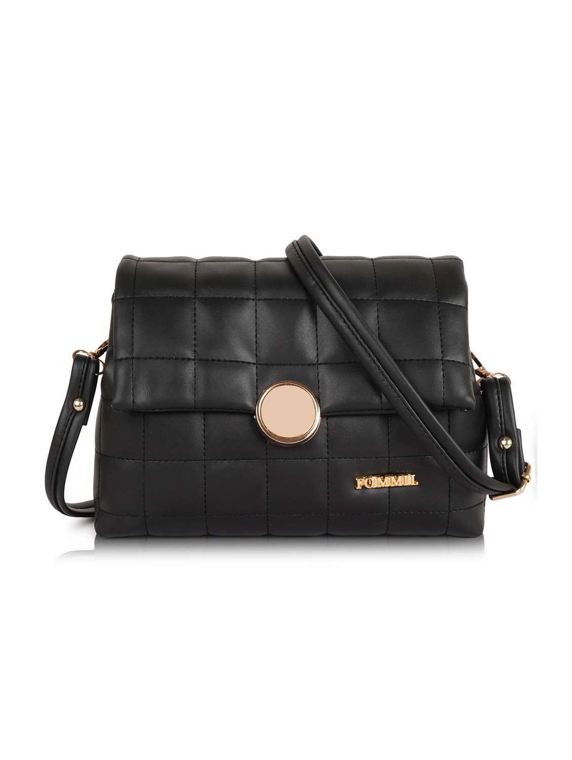 women quilted adjustable strap sling bag