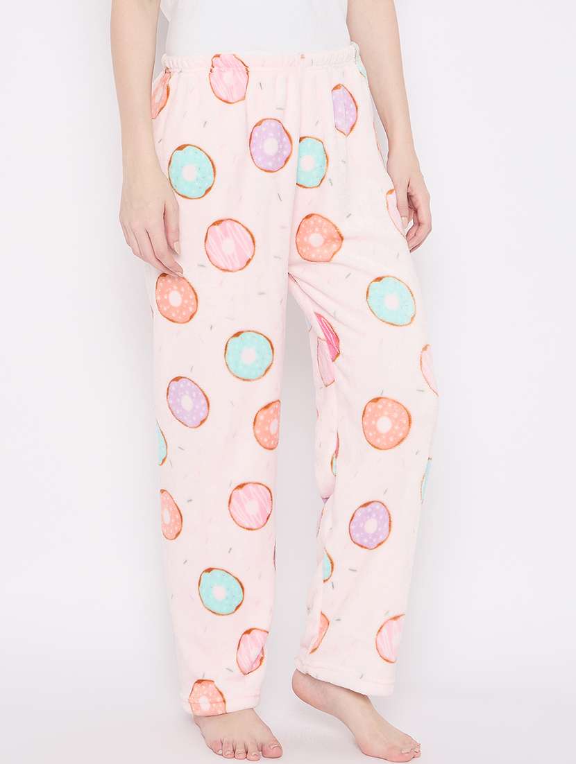 women printed mid rise loungewear pajama - 22231759 -  Standard Image - 1