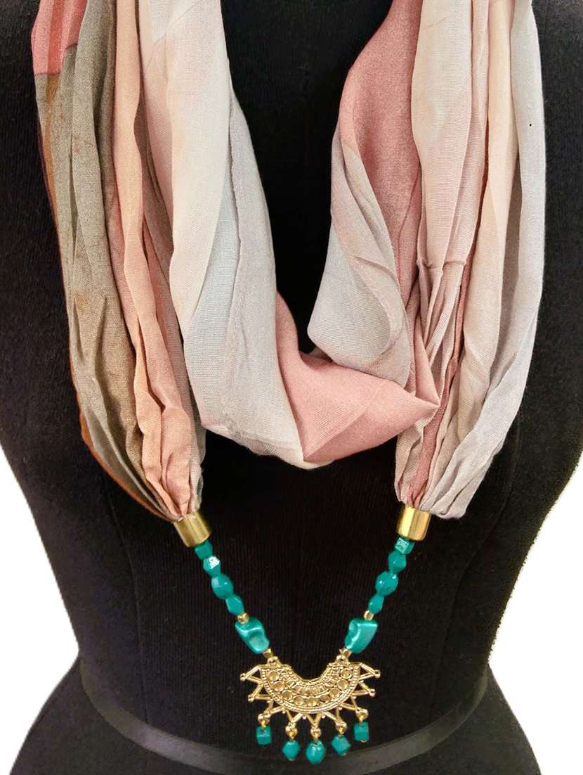 women tie & dye printed scarf - 22231784 -  Standard Image - 1