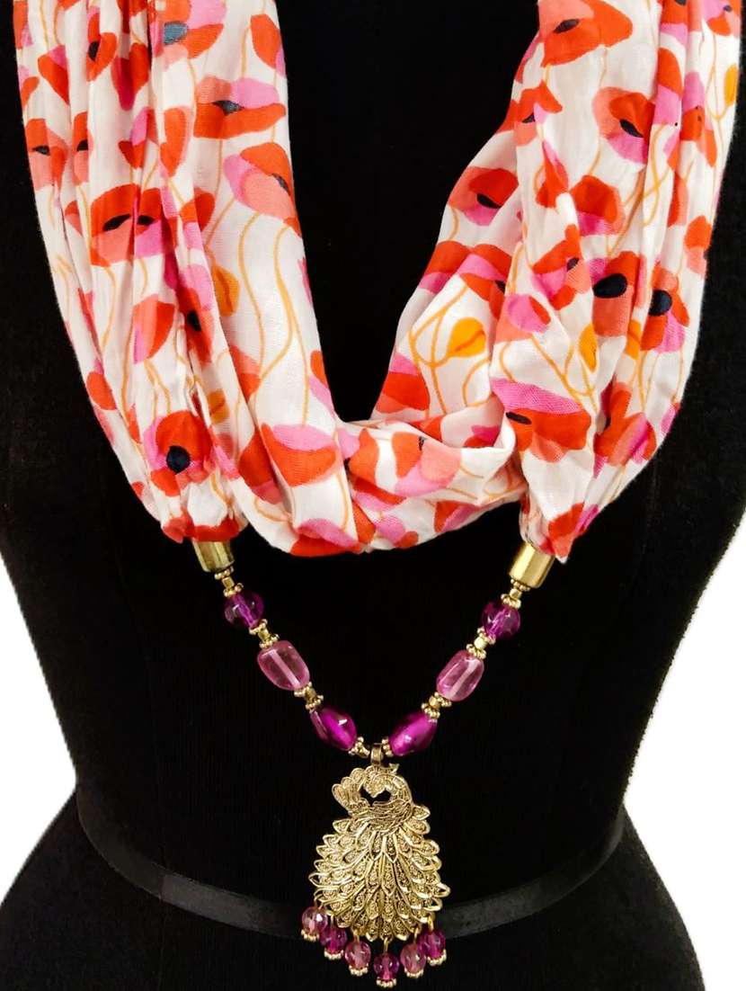 women printed scarf - 22231798 -  Standard Image - 1