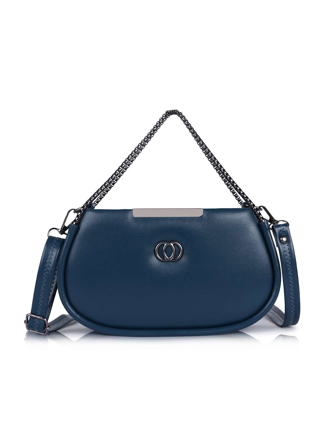 women solid structure handheld bag