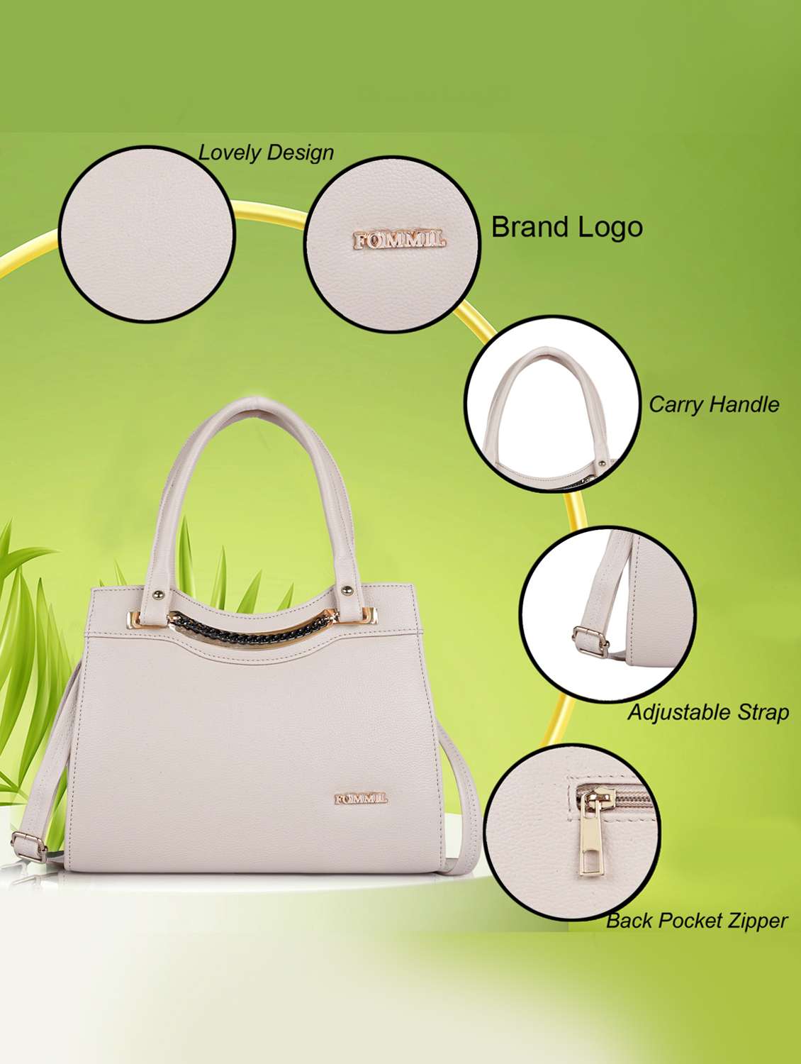 women solid structure handheld bag - 22231820 -  Standard Image - 4