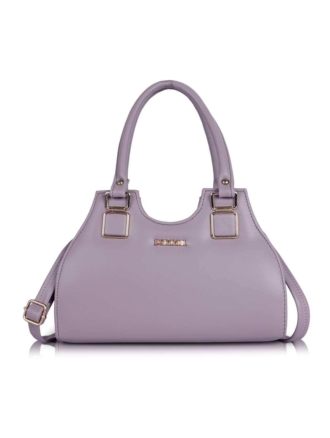 women solid structure handheld bag