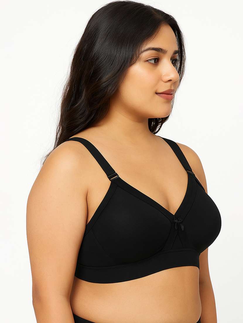 women solid non padded full coverage t-shirt bra - 22231831 -  Standard Image - 1