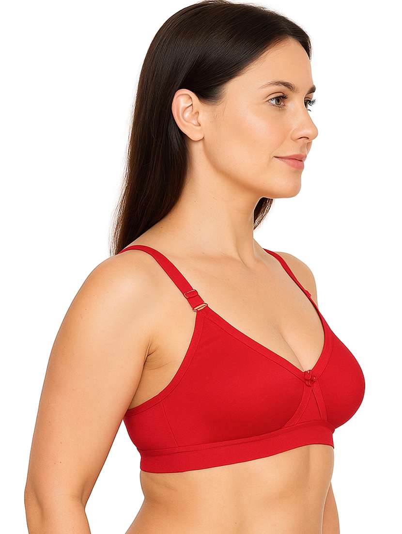 women solid non padded full coverage t-shirt bra - 22231834 -  Standard Image - 1