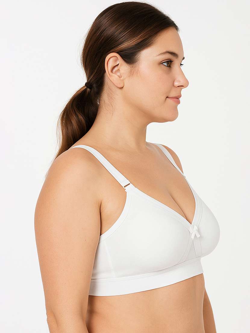 women solid non padded full coverage t-shirt bra - 22231836 -  Standard Image - 1