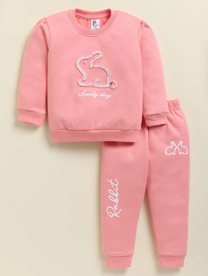 girls printed long sleeve full lenght set - 22238752 -  Standard Image - 1