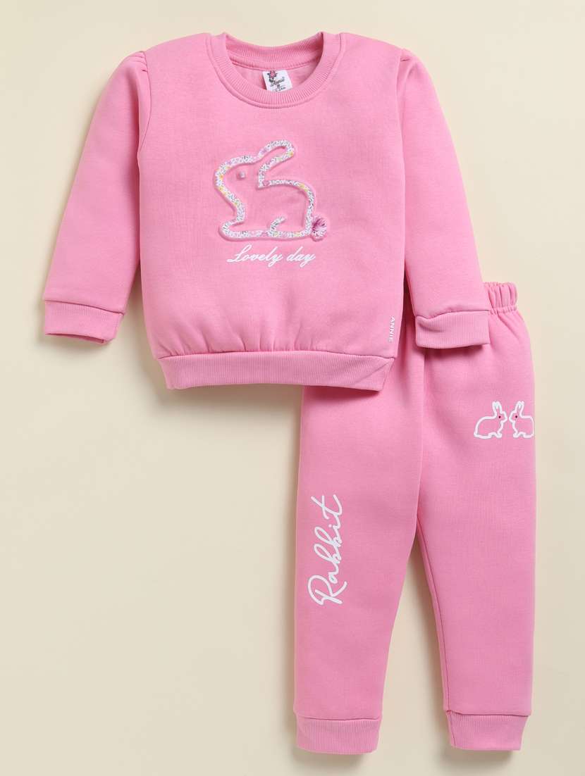 girls printed long sleeve full lenght set - 22238753 -  Standard Image - 1