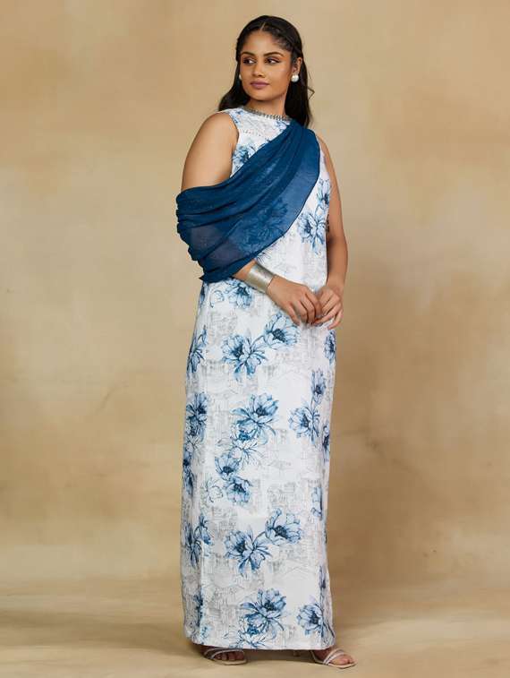 women plus size floral print sleeveless dress - 22238758 -  Standard Image - 1