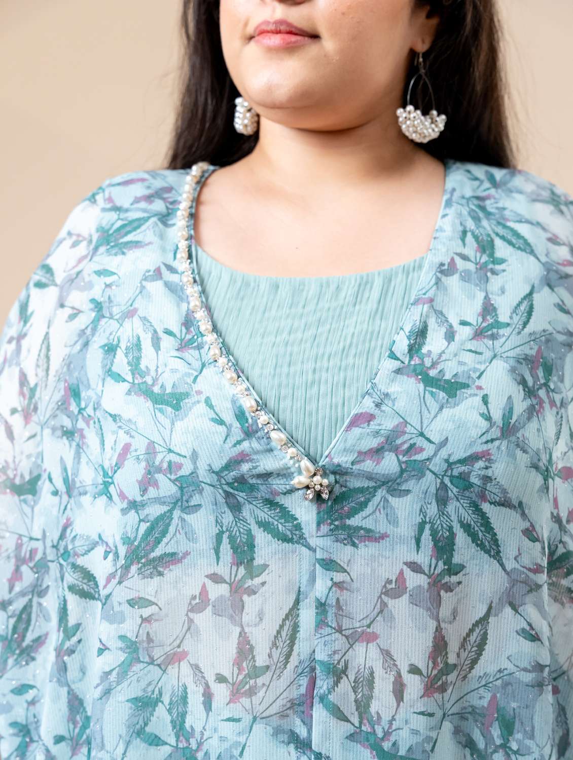 women plus size sweetheart neck fusion set - 22238811 -  Standard Image - 4