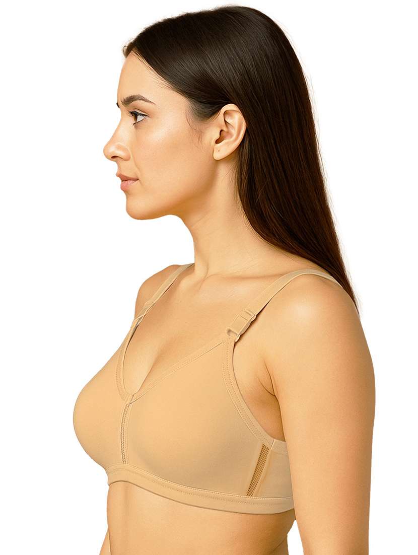 women solid non padded full coverage t-shirt bra - 22238852 -  Standard Image - 1