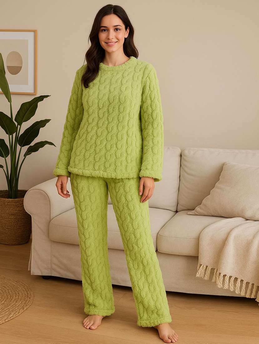 women self designed nightwear pyjama set 