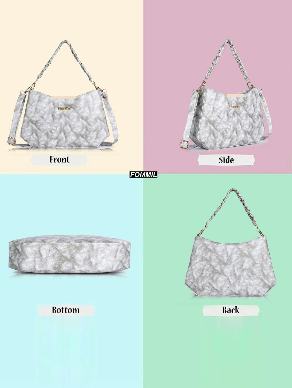 women printed structure handheld bag - 22238863 -  Standard Image - 4